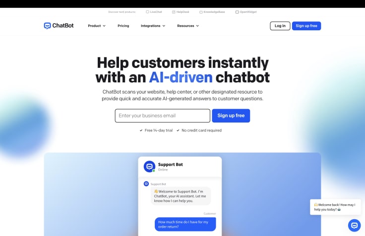 ChatBot as the best alternative for HubSpot CRM